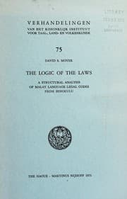 Cover of The logic of the laws