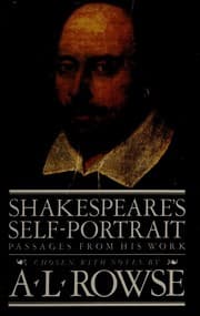 Cover of Shakespeare's self-portrait