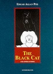 Cover of The Black Cat and Other Stories (Black Cat / Descent Into the Maelstrom / Facts in the Case of M. Valdemar / Imp of the Perverse / Ms. Found in a Bottle / Narrative of Arthur Gordon Pym of Nantucket / Oblong Box / Premature Burial / Tell-Tale Heart)