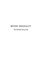 Cover of Beyond personality