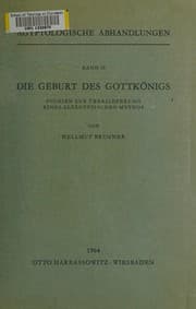 Cover of Die Geburt des Gottkönigs