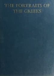 Cover of The portraits of the Greeks