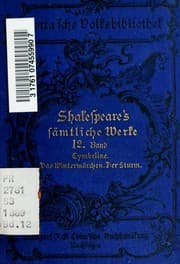 Cover of Plays (Cymbeline / Tempest / Winter's Tale)