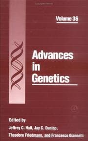Cover of Advances in genetics