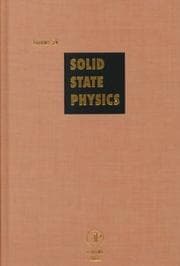 Cover of Solid State Physics
