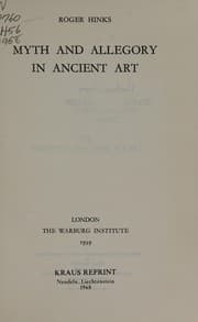 Cover of Myth and allegory in ancient art