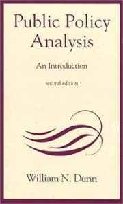 Cover of Public Policy Analysis