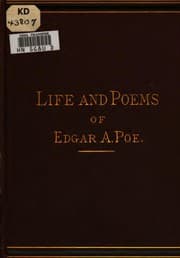 Cover of The Life and Poems of Edgar Allan Poe [46 poems, 2 essays]