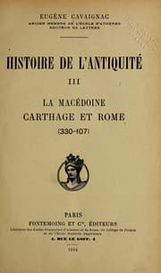 Cover of Histoire de l'antiquité