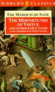 Cover of The misfortunes of virtue, and other early tales