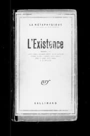 Cover of L'Existence