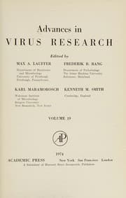 Cover of Advances in Virus Research
