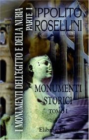 Cover of I monumenti dell\' Egitto e della Nubia