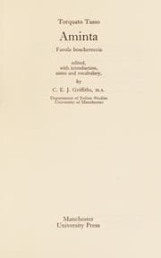 Cover of Aminta, favola boschereccia