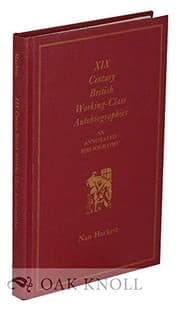 Cover of XIX century British working-class autobiographies
