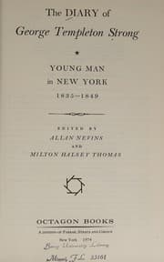 Cover of Diary of George Templeton Strong
