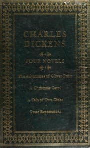 Cover of Novels (Christmas Carol / Great Expectations / Oliver Twist / Tale of Two Cities)