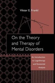 Cover of On the Theory and Therapy of Mental Disorders