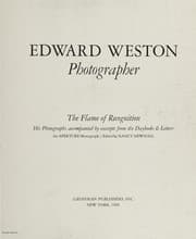 Cover of Edward Weston - the flame of recognition