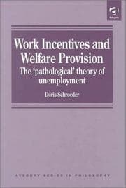 Cover of Work incentives and welfare provision
