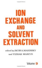 Cover of Ion Exchange and Solvent Extraction