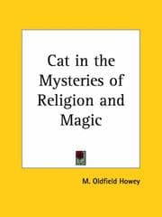Cover of The cat in the mysteries of religion and magic