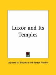 Cover of Luxor & its temples