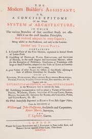 Cover of The modern builder's assistant