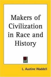 Cover of The makers of civilization in race & history