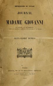 Cover of Le Journal de Madame Giovanni