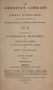 Cover of An Universal History