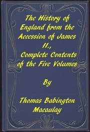 Cover of The History of England from the accession of James the Second