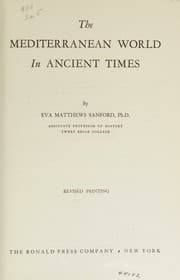 Cover of The Mediterranean world in ancient times