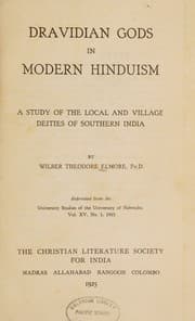 Cover of Dravidian gods in modern Hinduism