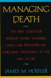 Cover of Managing death