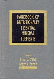 Cover of Handbook of nutritionally essential mineral elements