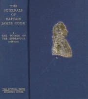 Cover of The journals of Captain James Cook on his voyages of discovery
