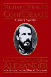 Cover of Military Memoirs of a Confederate