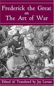 Cover of Frederick the Great on the art of war
