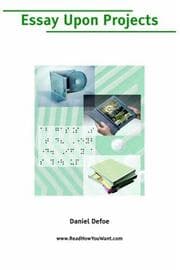 Cover of Essay Upon Projects