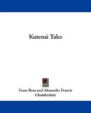 Cover of Kutenai tales