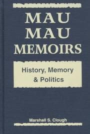 Cover of Mau Mau memoirs