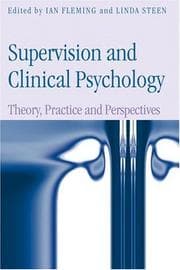 Cover of Supervision and Clinical Psychology