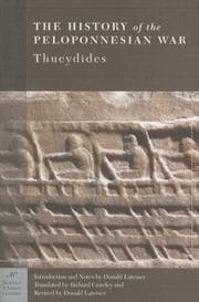 Cover of The history of the Peleponnesian war
