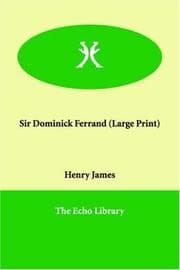 Cover of Sir Dominick Ferrand