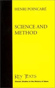 Cover of Science and Method (Key Texts)
