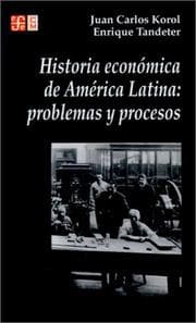 Cover of Historia económica de América Latina
