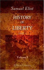 Cover of History of Liberty