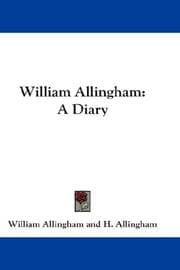 Cover of William Allingham