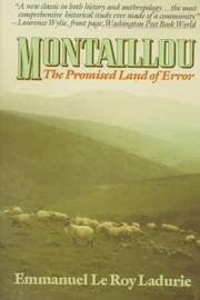 Cover of Montaillou, the promised land of error